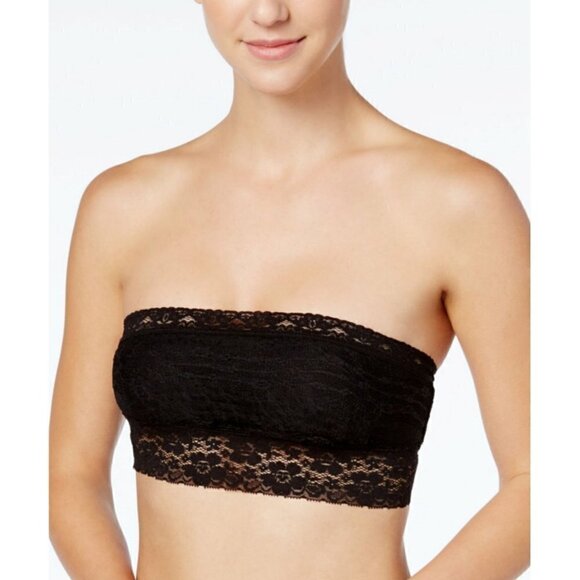 Free People Black Scalloped Lace Bandeau - Picture 5 of 12